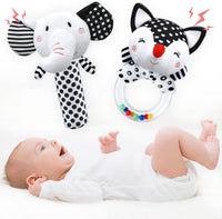 XIXILAND Baby Rattles 0-6 Months Newborn Toys Infant Toys 0-3 Months - Baby Rattles
