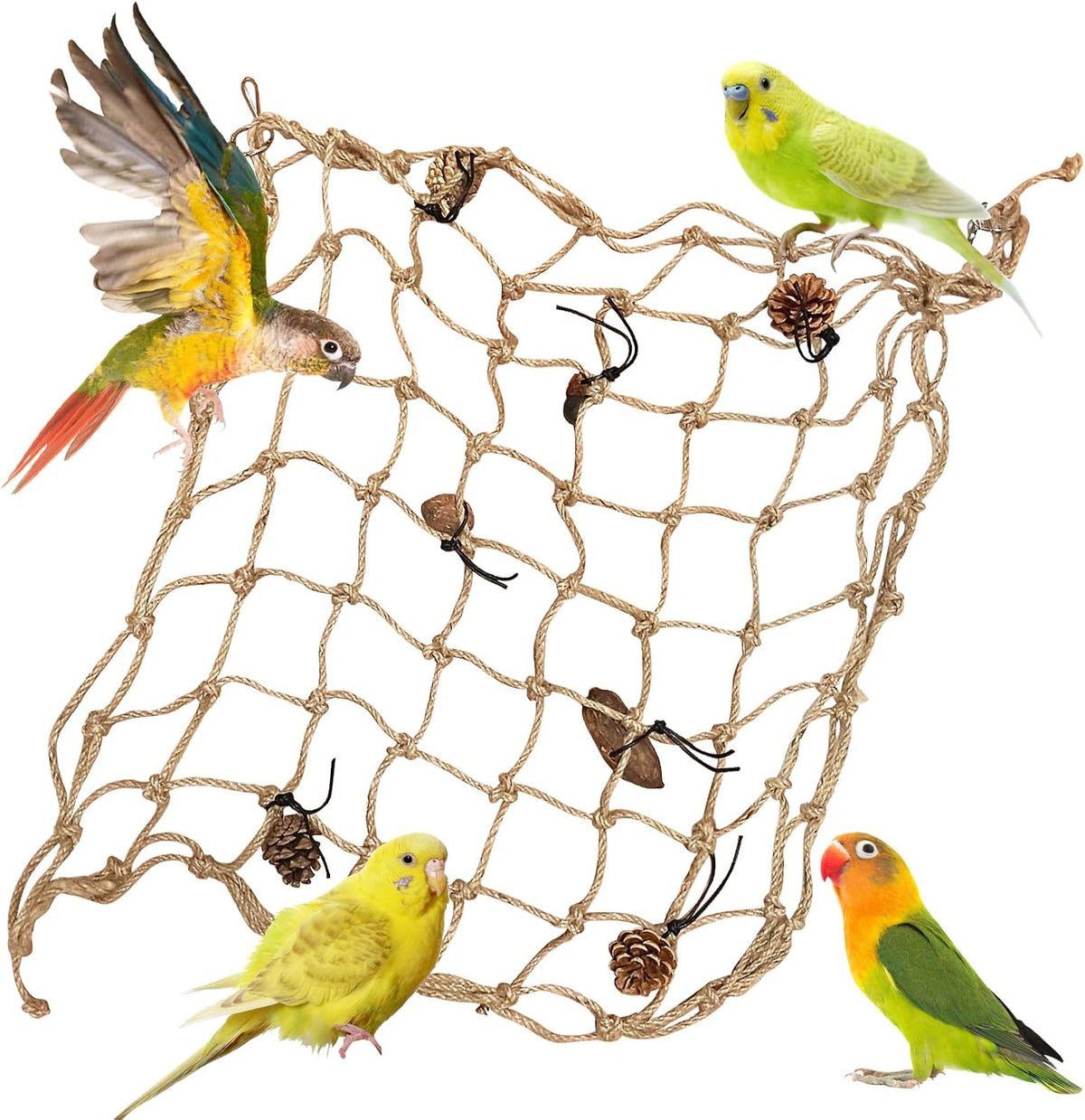 Natural Bird Rope Net, Large Size - Style1