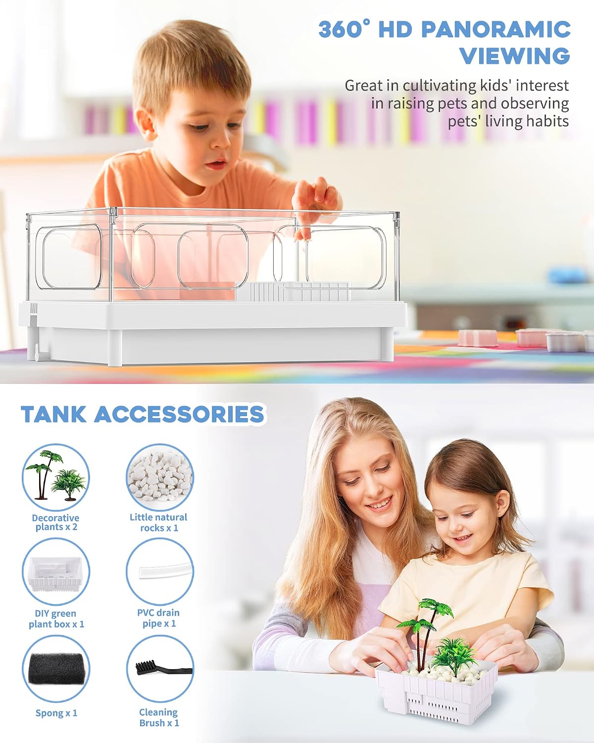 MoonOrange Small Turtle Tank Kit - White Tank - image 4