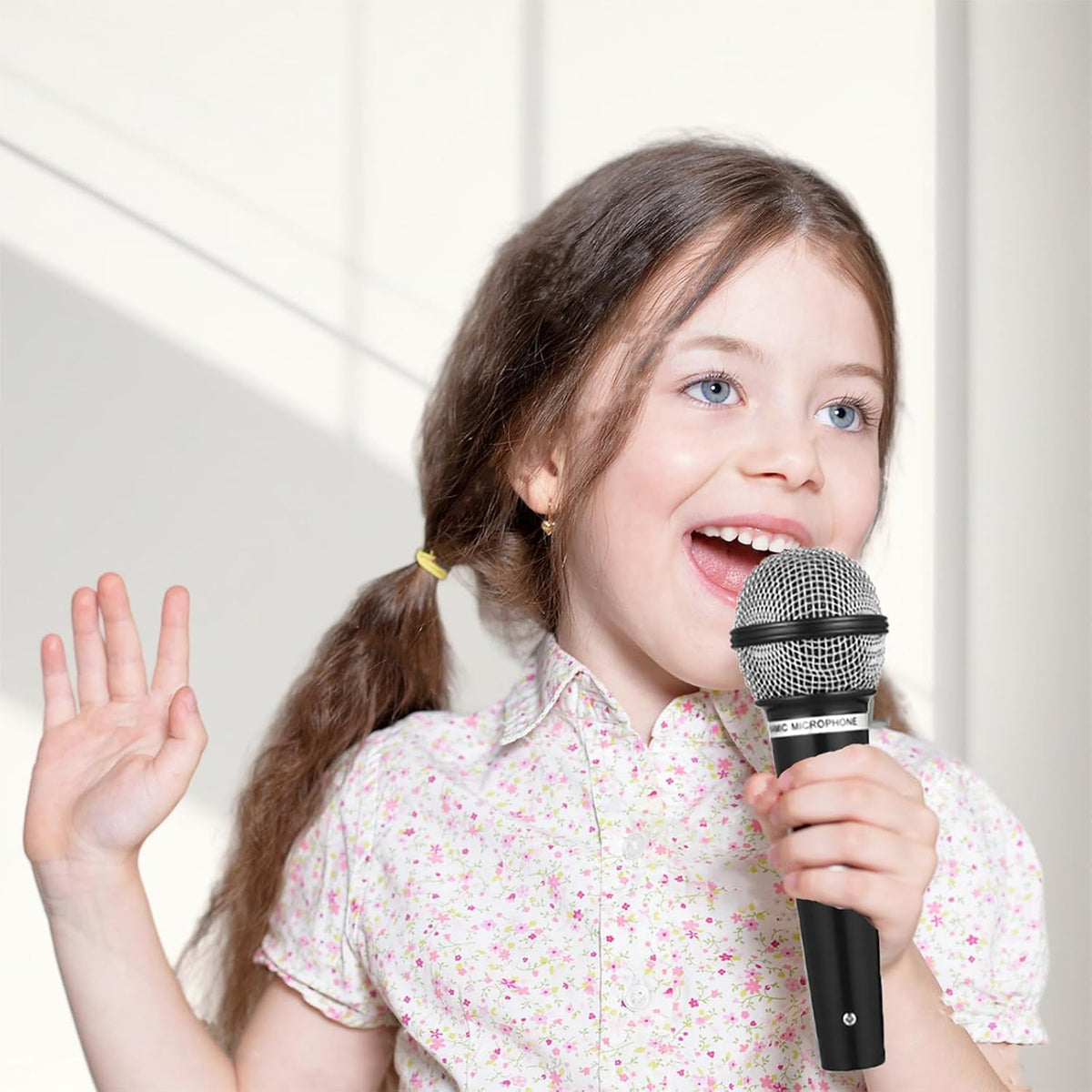 Microphone Toy for Kids - Plastic Pretend Prop Fake Microphone Toy for Halloween, Christmas - image 2