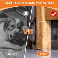 Clear Door Protector from Dog Scratching 4in x 16.4ft – Essentials for Dogs - 3.3ftX4in - image 2
