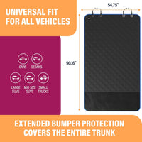 Cargo Liner for Dogs, Durable Non Slip Vehicle Seat Cover - Blue - image 2