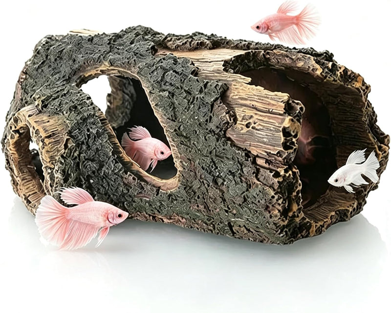Aquarium Decorations Fish Tank Decor Betta Cave Accessories Ornament - Small