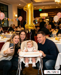 40 Inch Gold Number 1 Balloon - Gold Balloon / 40 Inch Number 1 - image 4