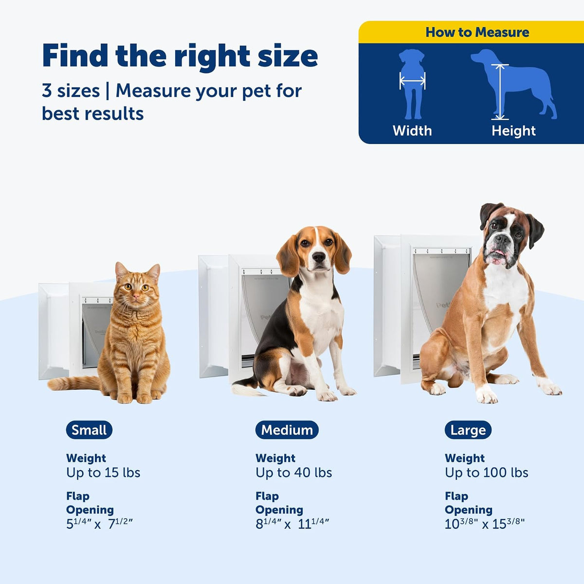 PetSafe Wall Entry Pet Door, Telescoping, Dogs up to 100 lb - Medium - image 4