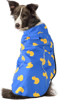 Mile High Life Dog Raincoat - L Chest 32"-40" / Blue Duck - image 4