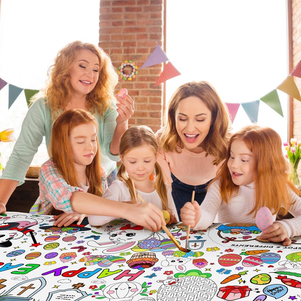SPERINGEEN Halloween Tablecloth Decorations - Easter - image 3