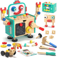 Lehoo Castle Montessori Kids Tool Set - Robot (Green)