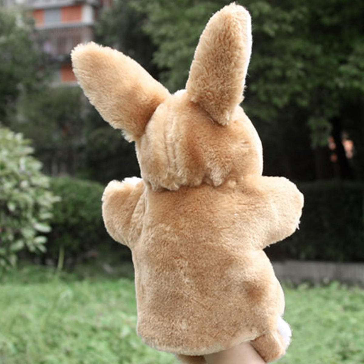 RIY plush rabbit farm animal hand puppet for storytelling and pretend play - view 36