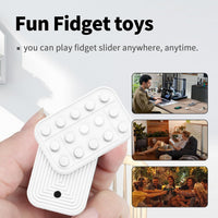 Fidget Toys Adults Magnetic Desk Toy Metal Fidgets Slider - Matte White - image 3