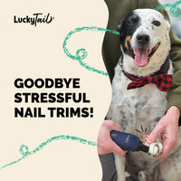 LuckyTail Dog Nail Grinder, Whisper-Quiet - Dark Blue - image 2