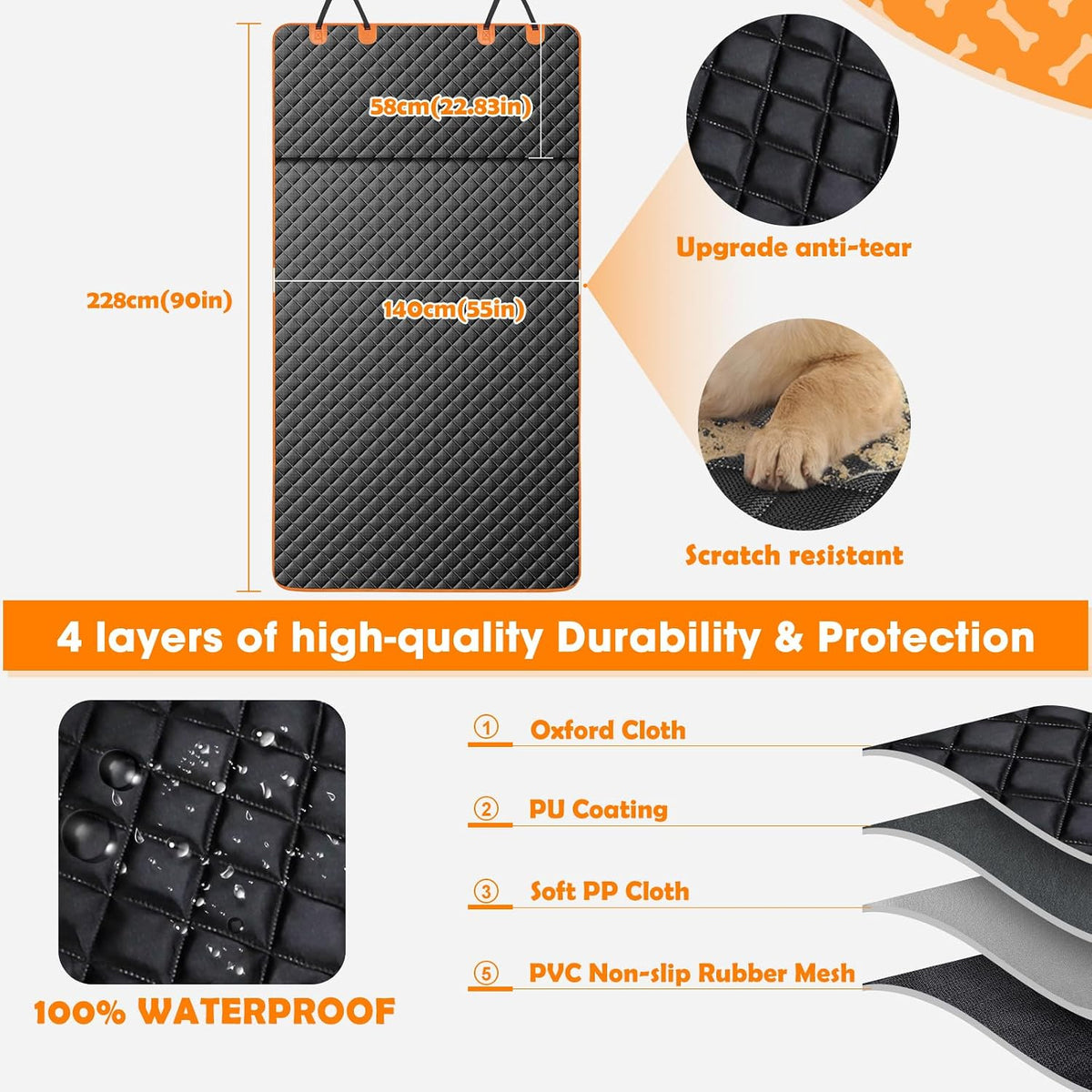 MIXJOY SUV Cargo Liner for Dogs - image 2
