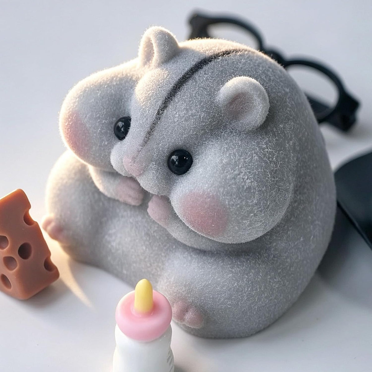 Handmade Hamster Squishy Toy - Gray - image 4