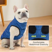 Winter Dog Vest Coat with Harness Built in – Essentials for Dogs - #2 Blue-Gloss / M(Chest 16.5")-Regular - image 4