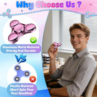 ATESSON Fidget Spinners Toy - Pink - image 3
