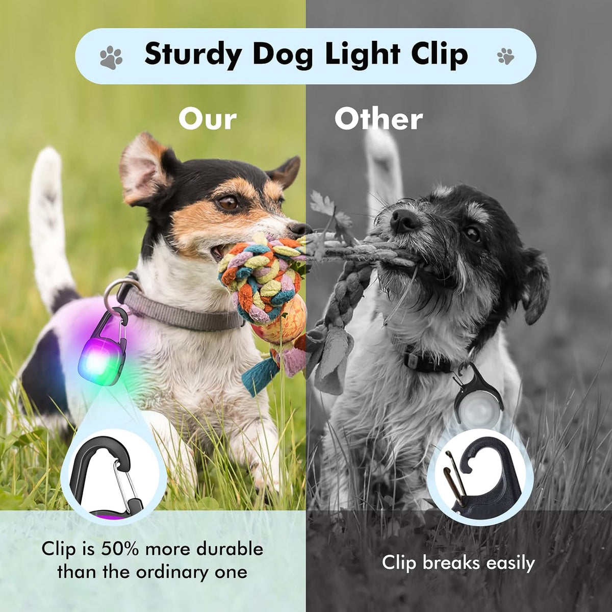 Dog Lights for Night Walking, IP68 Waterproof for Night Walking - image 2