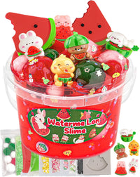 Astronaut Galaxy Slime for Kids, Big Slime Bucket with Clay - Red Slime