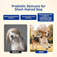 Unipaws Probiotic Short-Haired Dog Conditioner – Degreasing, Soothing & Anti-Shedding for Red, Itchy Skin, Vegan Calendula, Coconut & Oatmeal – EWG Green & Medicated, Made in Korea, 16.9 Fl Oz