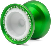 CHEATCODE unresponsive metal yoyo by Brandon Vu with Delrin fingerspin cap - view 3