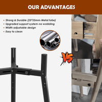 Dog Bowl Stand for Medium Large Dogs - 1 Pack - Black, Round / Height: 9.8-13.4", Width: 7-10.7" - image 4
