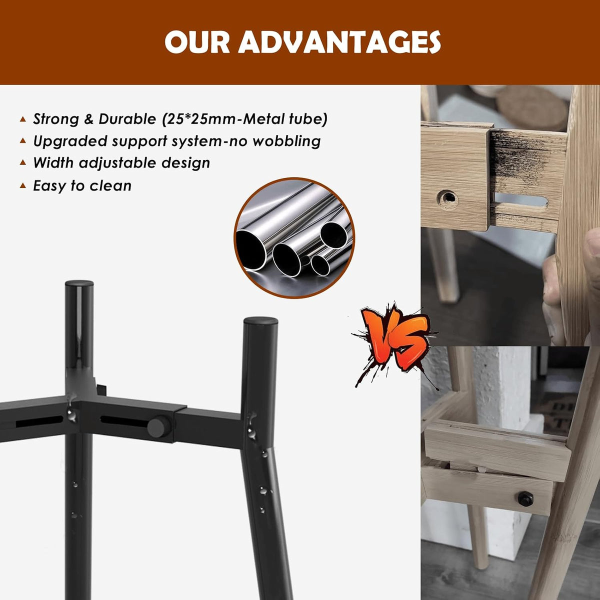 Dog Bowl Stand for Medium Large Dogs - 1 Pack - Black, Round / Height: 9.8-13.4", Width: 7-10.7" - image 4