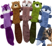 Jalousie 5 Pack Stuffingless Dog Crinkle Paper Toys Dog Toy Dog w/Durable Liner No Stuffing Dog Toy - Dog Toys for Pets Dogs No Stuffing Dog Crinkle Sound Toy for Medium Large Dogs