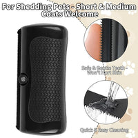 Deshedding Dog Brush - Pet Grooming Tool for Dogs & Cats, Removes Loose Hair on Short & Long Coats, Easy to Clean