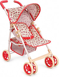 Baby Doll Stroller for Toddler Girls & Big Kids up to 8 Years Old - Floral