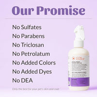 Skout's Honor Pet Detangler Spray - Hydrating & Conditioning with Avocado Oil & Probiotics, 97% Natural, Paraben & Sulfate-Free, softens for a More brushable Coat, Daily Use, 8oz, Lavender, 2-Pack
