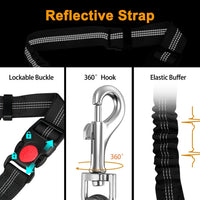 Chew Proof Dog Car Seat Belt - Black / 2 Pack - image 3