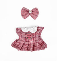 17cm Doll Clothes, Cute Dolls Outfit Accessories with Sweater + Denim Jeans + Pants, Small Kawaii - Style 19