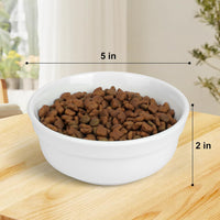 5" Ceramic Cat Bowl with Paws Pattern - Paws - image 3