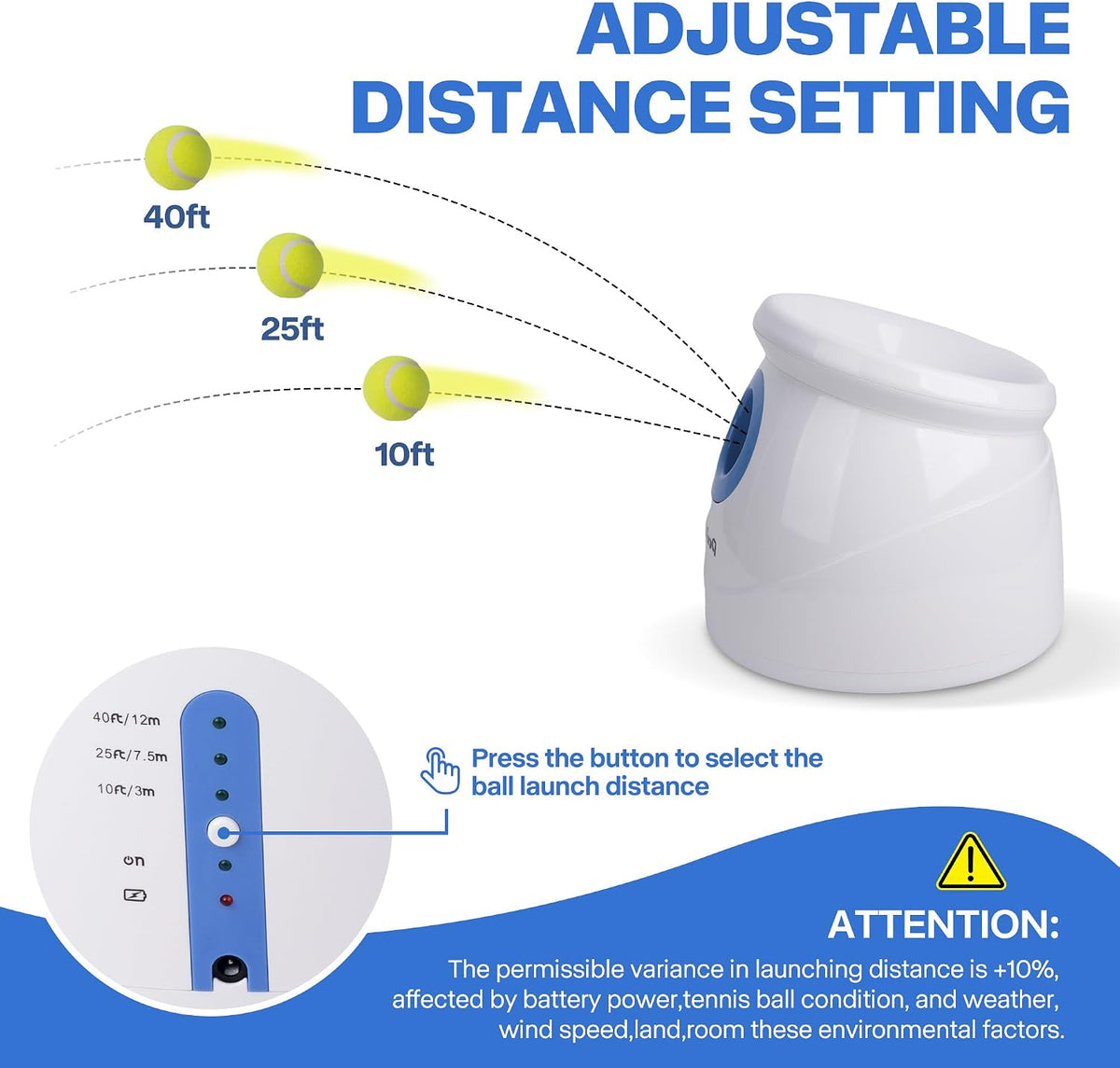 Pet Prime Automatic Dog Ball Thrower Launcher for Small and Medium - Maxi Ball Launcher - image 3