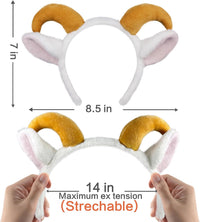 Beviliu Dog Ears Golden Movable - White Brown / 1 Count (Pack of 4) - image 4