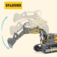 DOUBLE E Remote Control Excavator Toy - Gray - image 3