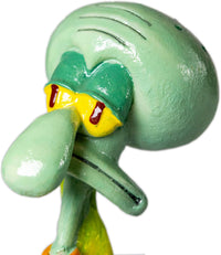 Penn-Plax Spongebob & Pineapple House Aquarium Decor - Medium / Squidward - image 3