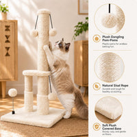 Dimaka Tall Cat Scratching Post - Beige - image 3