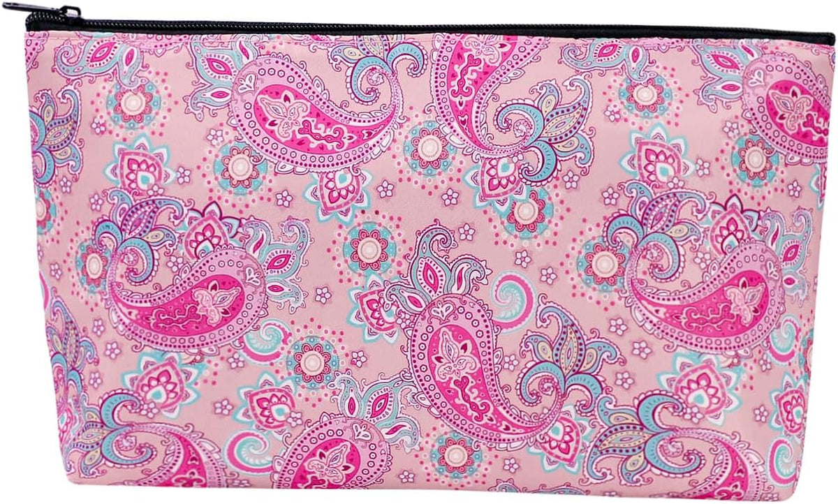 GUSTARIA empty mahjong tiles bag with blue print and zipper closure - view 2
