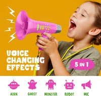 5 In 1 Voice Changer for Kids - Pink - image 3