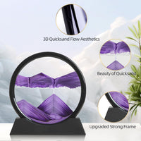Moving Sand Art Liquid Motion - 7 inch / Purple - image 3