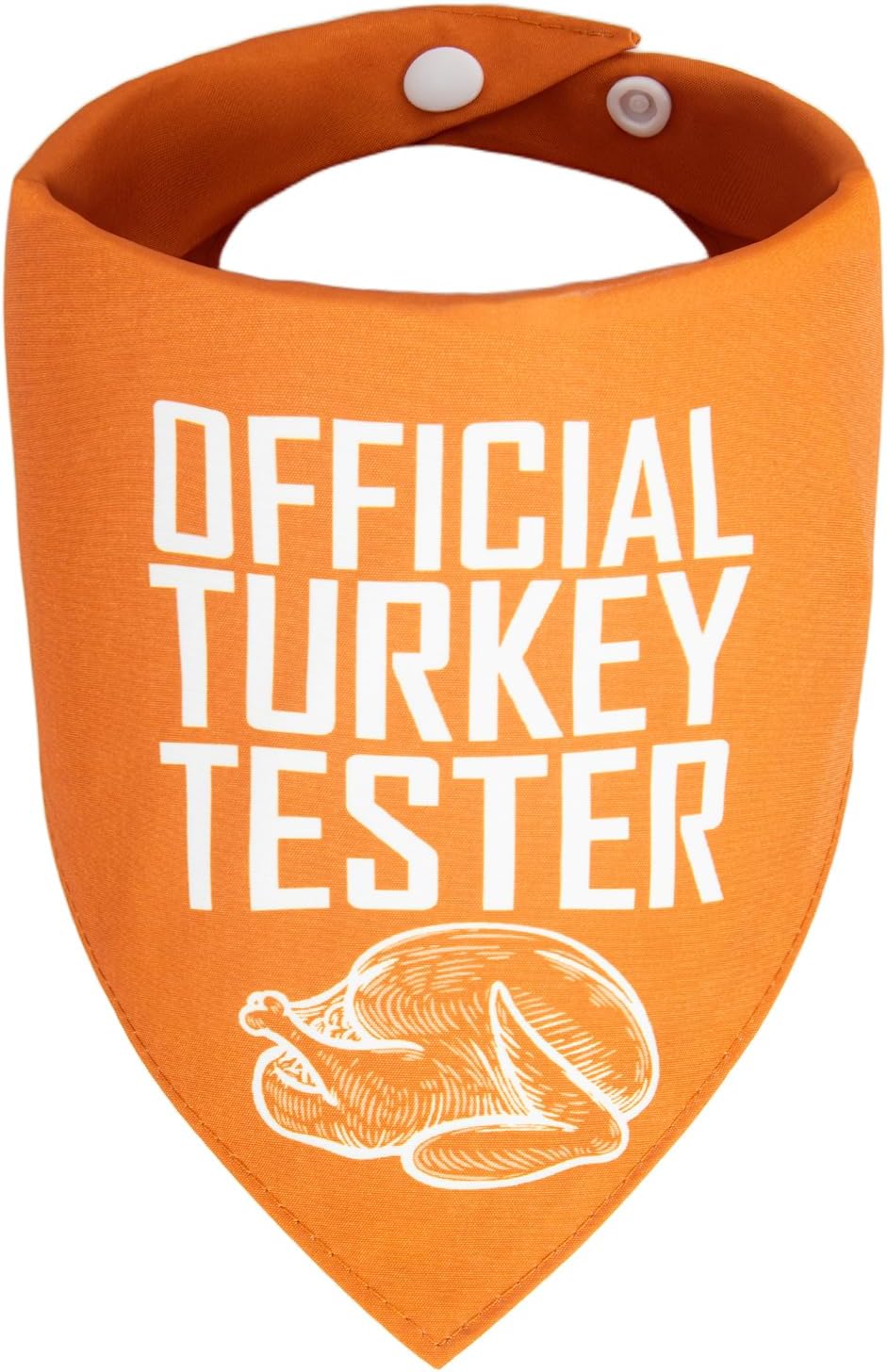 Fall Dog Bandana Artistic Sketch Maple Leaf Golden Orange - Turkey Tester / Medium