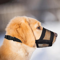 Dog Muzzle for Large Dogs, Air Mesh Muzzle for Large Sized Dog - Large / Breathable Mesh - image 3