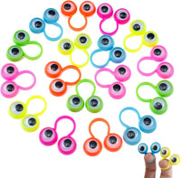 100 PCS Eye Finger Puppets Toys Set - 1.18 inches x 1.38 inches
