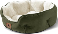 Small Dog Bed for Small Dogs, Cat Beds for Indoor Cats - Small (Pack of 1) / Green
