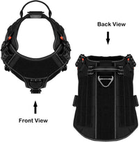Tactical Dog Harness for Large Dogs, Reflective No Pull Dog Vest - X-Large (Pack of 1) / Black - image 3