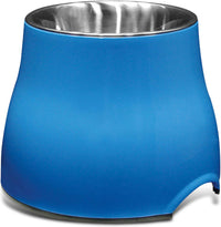 Dogit Elevated Dog Bowl for Large Dogs, White – Essentials for Dogs - Small / Blue