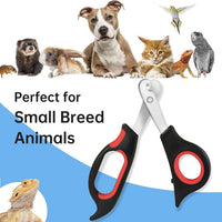 Bearded Dragon Nail Clippers with Precise Angled Edges – Essentials for Small Pets - Reddish Black - image 4