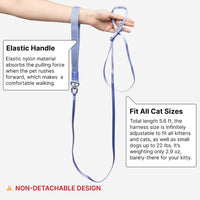 Cat Harness and Leash 2-in-1 - Space Gray - image 4