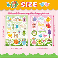 DUJAA 640-piece fall stickers for kids with pumpkins, leaves and scarecrows - view 38