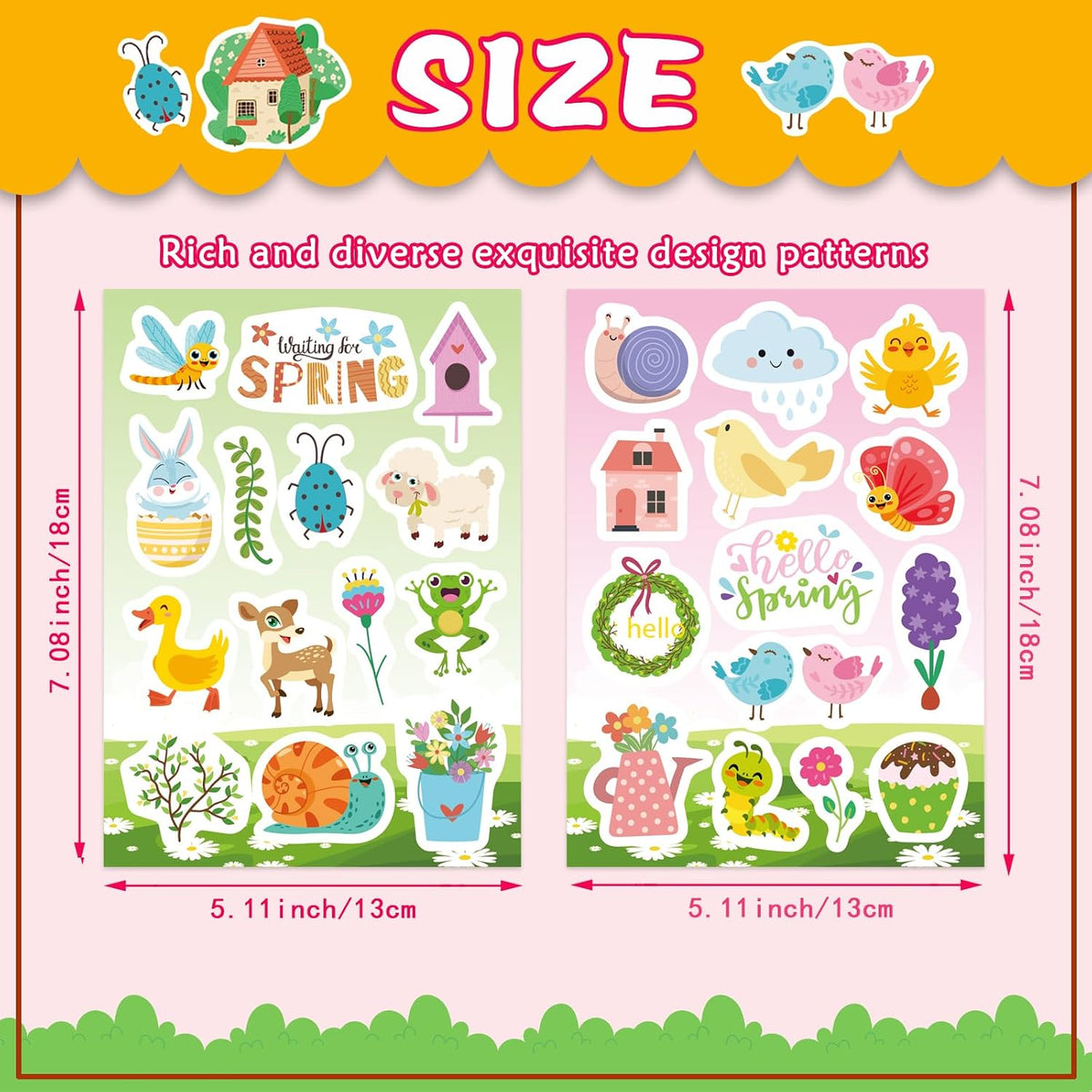 DUJAA 640-piece fall stickers for kids with pumpkins, leaves and scarecrows - view 38